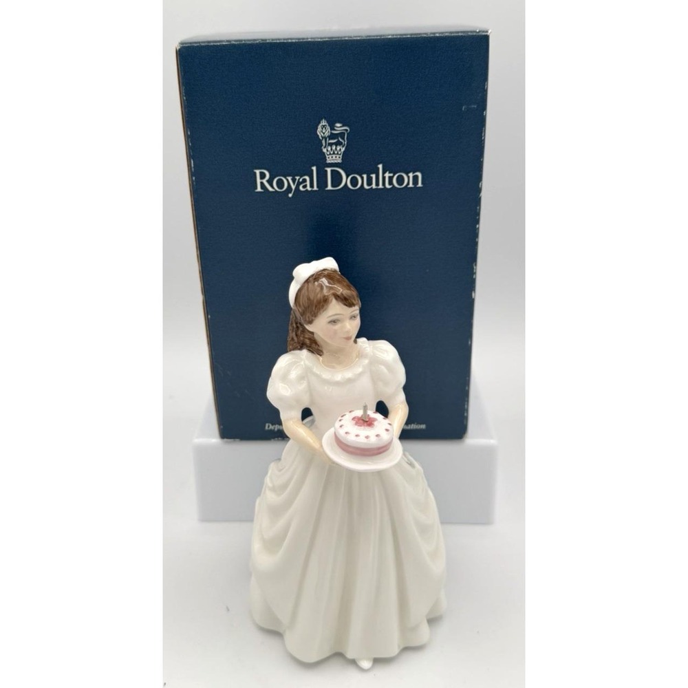 Royal Doulton Birthday Girl 1992 HN 3423 Van Fig Bone China Boxed Excellent Cond